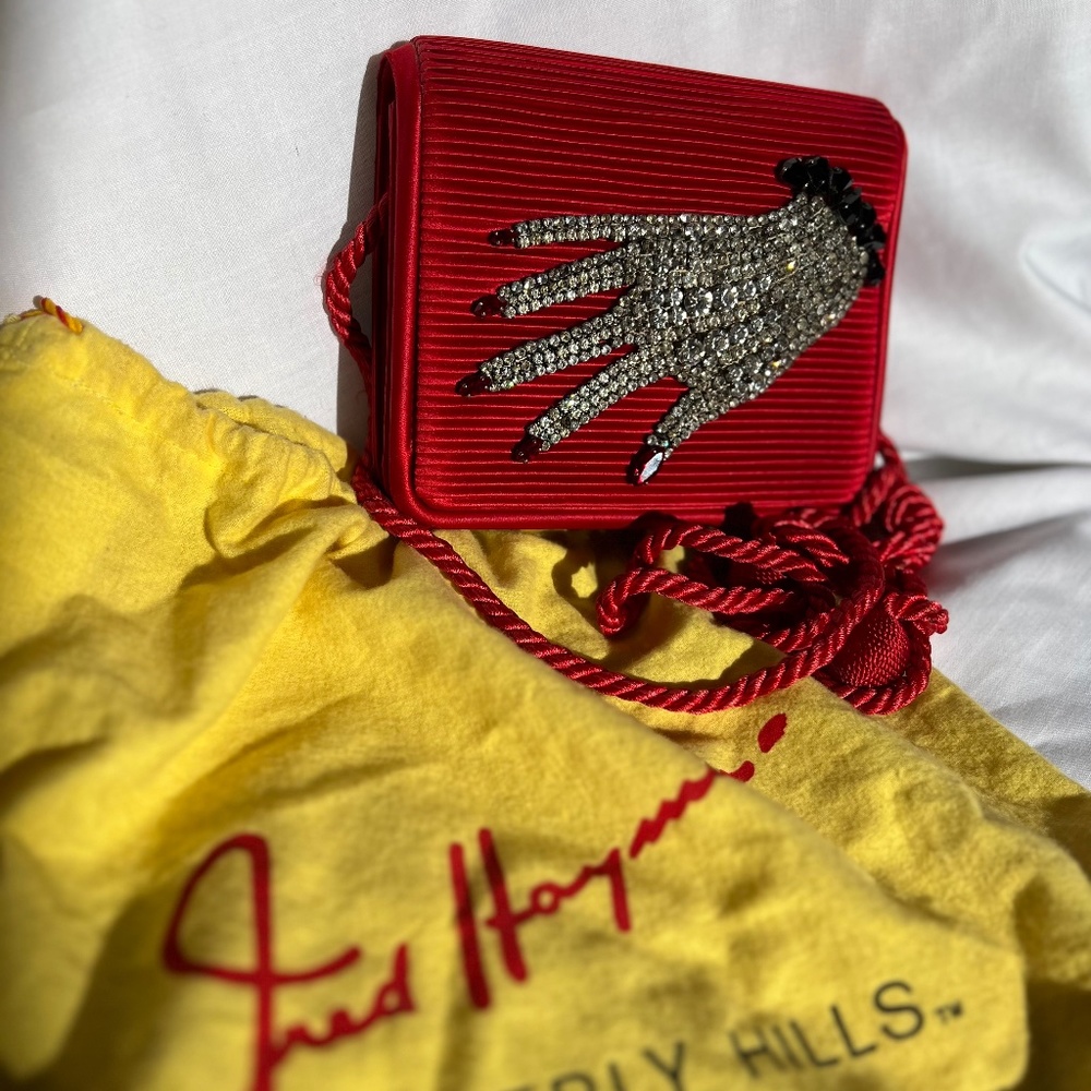 Vintage Red Fred Hayman Purse